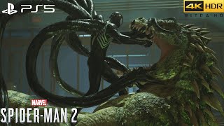 SpiderMan Vs Lizard Boss Fight  Marvels SpiderMan 2 PS5 4K60FPS GAMEPLAY [upl. by Wilson928]