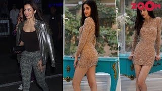 Malaika Aroras mismatched outfit  Ananya in a bodycon mini dress amp more  Style Today [upl. by Trautman]