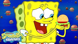 SpongeBobs TASTIEST Krabby Patties Ever Made  60 Minute Compilation  SpongeBobOfficial [upl. by Michaelina]