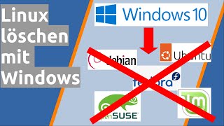 Linux deinstallieren löschen  Ubuntu Mint Debian [upl. by Atinhoj]