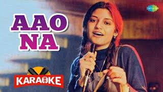 Aao Na  karaoke With Lyrics  Nazia Hassan  Biddu  Retro Hindi Song Karaoke  karaoke [upl. by Ingrim710]