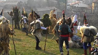 Vijanera 2017 MascaradaCarnaval Rural Silió Cantabria por dc [upl. by Erlina]