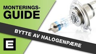 Monteringsguide – bytte av halogenpære [upl. by Normie169]