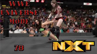 Kacy Catanzaro vs Jessamyn Duke NXT WWE2K19 Universe Mode78 [upl. by Capello]