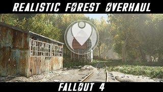 COMPLETE FOREST AND GRASS OVERHAUL MOD  REGROWTH  Fallout 4  ENB Graphics [upl. by Bondy]