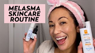 My Current Melasma amp Hyperpigmentation Morning Skincare Routine  SKINCARE with SusanYara [upl. by Sidra]