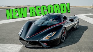 SSC Tuatara Sets NEW WORLD RECORD Controversy Closed at 2829mph [upl. by Edrock411]