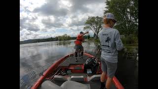 Waneta lamoka lakes NY bass fishing finger lakes lilly pads 2021 [upl. by Aitetel]