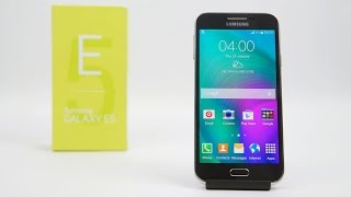 Samsung Galaxy E5  Unboxing amp Hands On [upl. by Olecram]