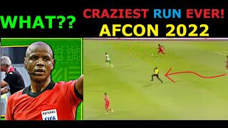 AFCON Referee Craziest Run EVER😱😱 [upl. by Carter425]