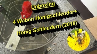 4 Waben Honigschleuder Unboxing  Honig ernten [upl. by Trillby]