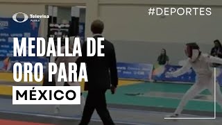 🥇🇲🇽 Alely Hernández se consagra como campeona en la competencia de esgrima [upl. by Ias393]