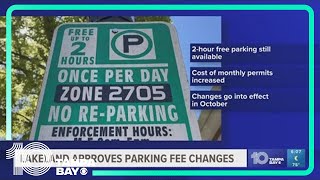 Prices for monthly parking in Lakeland will go up [upl. by Zashin]