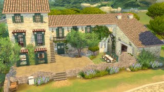 Tartosa Family Winery  The Sims 4 Speed Build [upl. by Aivul]