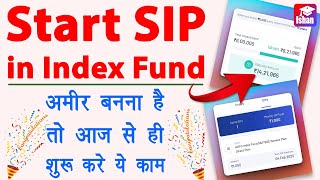 How to start sip in index fund  mutual fund me sip kaise kare  Active vs passive funds  Guide [upl. by Barbara-Anne]