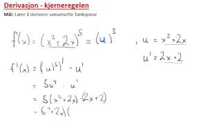 R1 Derivasjon  kjerneregelen [upl. by Lleuqar]