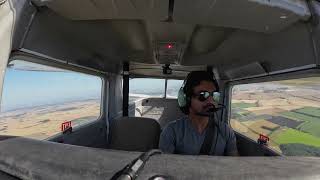 First solo flight  Cessna152  Fowlmere Airfield [upl. by Eberta]