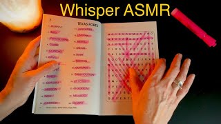 Whispers asmr Word Find Asmr Sleep Relaxation Whisper Video [upl. by Gunzburg]