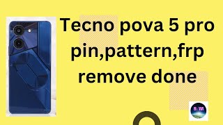 Tecno Pova 5 pro LH8N pinpattern amp frp reset done by unlocktool [upl. by Kevon]