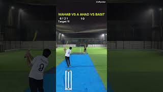 Wahab ne Kiya khatarnak Carrom Ball 🔥 Basit vs Wahab vs Ahad youtubeshorts cricket cricketmatch [upl. by Gnourt]