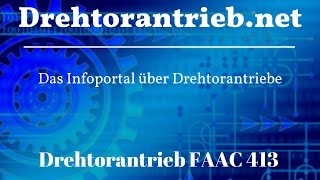 Drehtorantrieb FAAC 413  Tipps und Preisvergleich [upl. by Paige]