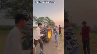 Mahindra 575 monster tyre mein India ka pahla tractor hai [upl. by Allan]