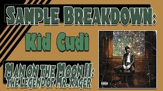 Sample Breakdown Man on the Moon II The Legend of Mr Rager [upl. by Bigler]