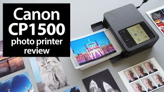 Canon SELPHY CP1500 review BEST photo printer [upl. by Nwahsar]