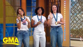 Team USA womens fencing team talks making history [upl. by Elidad]