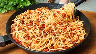 Diese Pasta Bolognese hat mich verrückt gemacht Herzhaft einfach und unglaublich lecker [upl. by Glanville]