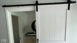 Barn Door Installation [upl. by Aiclef171]