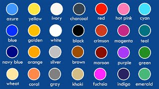 Names Of Colors  List Of Colors In English [upl. by Baptiste]