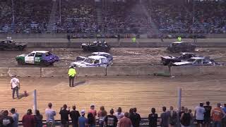 Monroe County Fair 2023 Demolition Derby Heat 4 812023 MonroeMichigan [upl. by Natanoj]