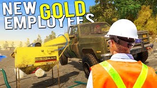 Our NEW GOLD MINING EMPLOYEES BIGGEST GOLD HAUL YET  Gold Rush Full Release Gameplay [upl. by Redman]