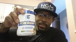 RONNIE COLEMAN Yeah Buddy Preworkout Review with chest amp arms workout [upl. by Marquardt960]