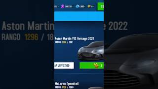 👍🏻Nuevo😃Cochesito🎉Aston Martin V12 Vantaje 2022🏎🏁Asphalt 8🏆 [upl. by Spatz174]