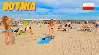 GDYNIA CITY BEACH  GDYNIA PLAŻA POLAND I 4K60FPS [upl. by Berk]