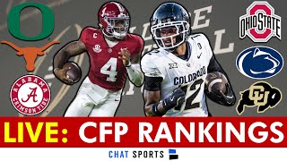 College Football Playoff Top 25 Rankings 2024 LIVE [upl. by Natal]