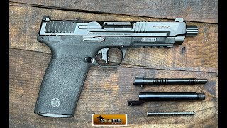 New SampW MampP 57x28 Pistol Review Tempo Rotating Barrel [upl. by Nye]