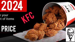 KFC Snacks l KFC Sharing Buckets l KFC wings Buckets l KFC Deals 2024 l KFC Menu l KFC Fries [upl. by Given]