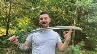 Review Cold Steel British 1796 Light Cavalry Sabre [upl. by Nagad889]