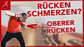 SCHMERZEN im OBEREN RÜCKEN 1 ÜBUNG die SOFORT HILFT Teil 1│ SanoGym [upl. by Tollmann]