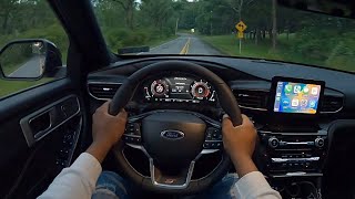 2023 Ford Explorer ST  POV Night Drive [upl. by Koralle897]