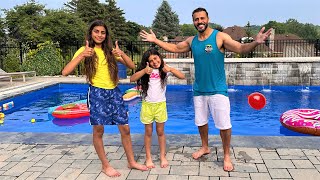 I surprised my Daughters Deema and Sally with swimming pool to play and stay active [upl. by Eide72]