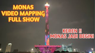 KEREN MONAS VIDEO MAPPING SHOW  TAHUN BARU DI MONAS [upl. by Jandy]