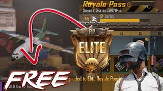 PUBG mobile How to get Elite pass upgrade in pubg mobile for free  New bug free elite pass [upl. by Lletnahs]