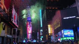 NYC Times Square Ball Drop 2019 [upl. by Yesrej]