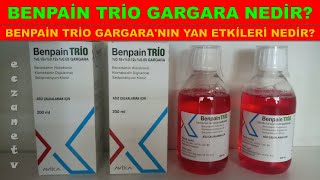 Benpain TRİO Gargara Nedir Benpain TRİO Gargaranın Yan Etkisi Nedir Benpain Trio Nasıl Kullanılır [upl. by Ayerim]