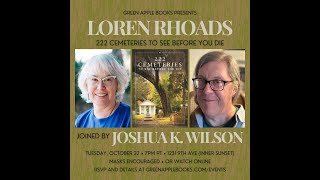 Loren Rhoads with Joshua K Wilson 222 Cemeteries to See Before You Die [upl. by Brendis]