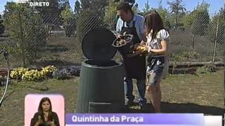 Dica de Jardinagem Compostagem  Praça da Alegria [upl. by Akemor]